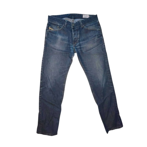 Diesel Darron Dark Wash Jeans Straight Leg 100% Cotton Size 32